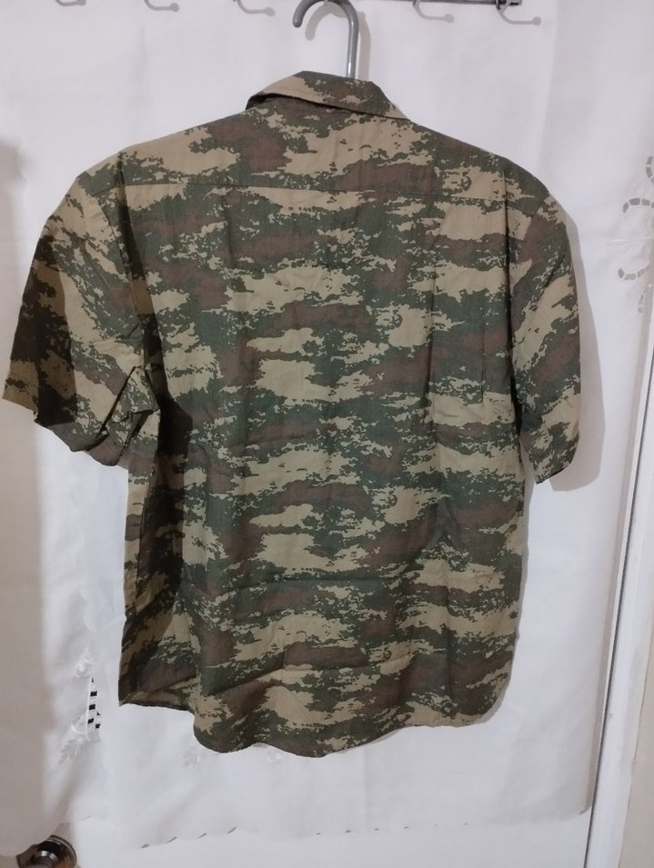 Erkek Kamuflaj Kısa Kollu Gömlek - Görsel 2