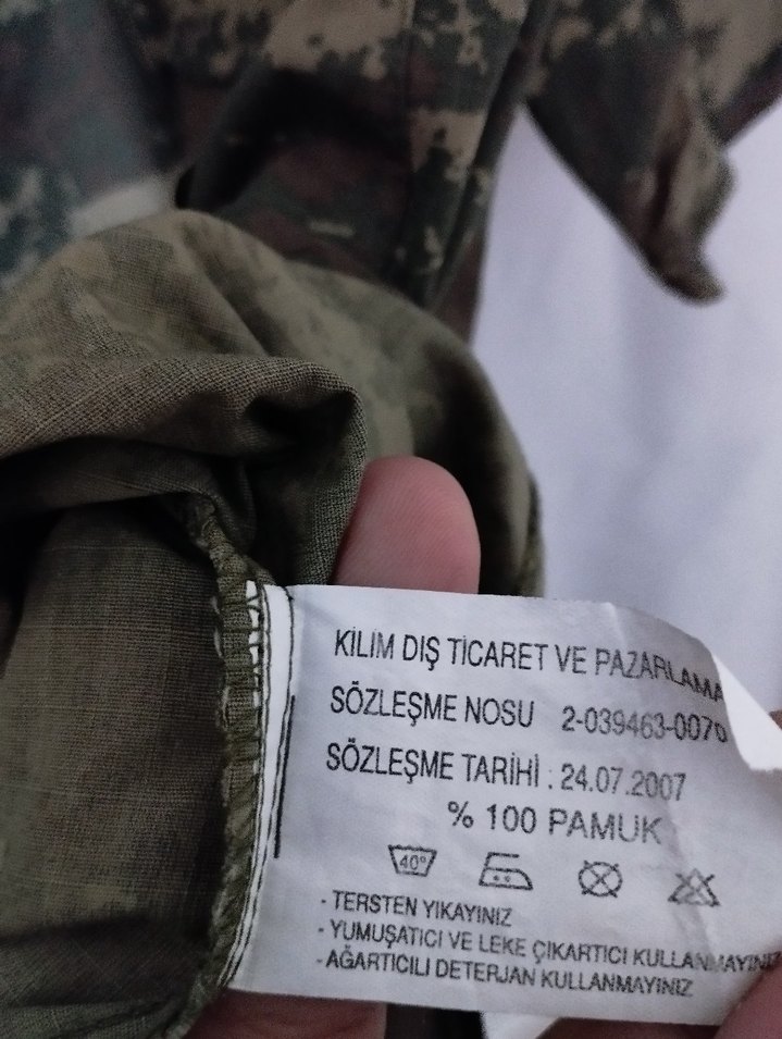 Erkek Kamuflaj Kısa Kollu Gömlek - Görsel 3