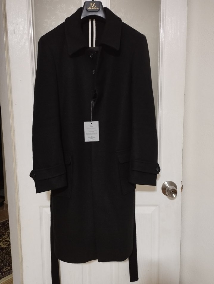 Kadir Büyükkaya Siyah Militari Kaban - 48 Beden (Sıfır/Etiketli) - Görsel 2