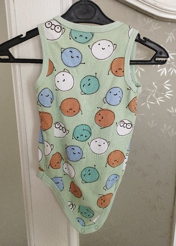 Erkek Bebek Düğmeli Kolsuz Body - Görsel 2