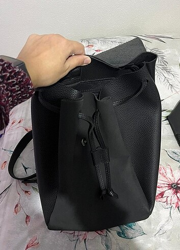  Beden siyah Renk siyah kadın sırt çantası