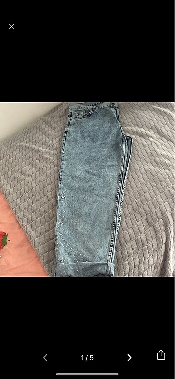 Kot taşlı jean