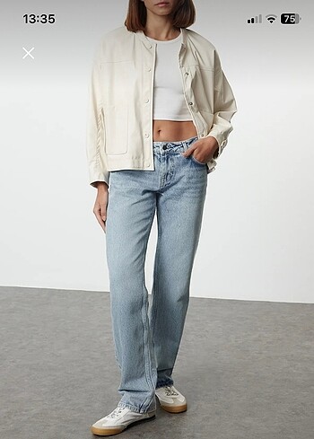 Düşük bel straight jean