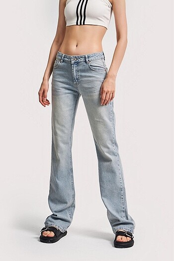 Düşük bel straight jean