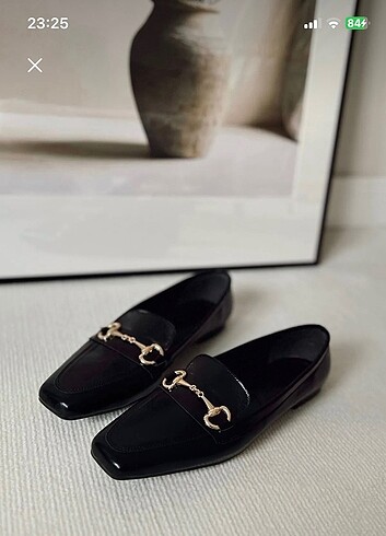 Küt burun makosen loafer babet