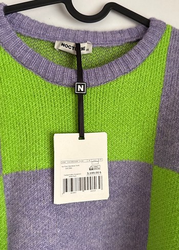 Nocturne elbise kazak - Görsel 2