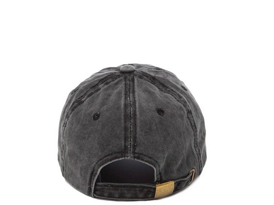 Gri Denim Kadın Şapka - Vintage Stil - Görsel 3