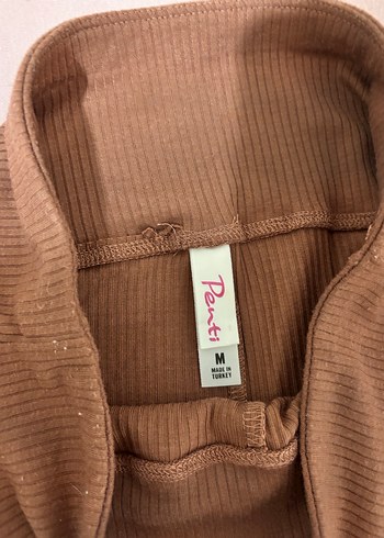 Kadın Bej Midi Fit Tayt - Görsel 3