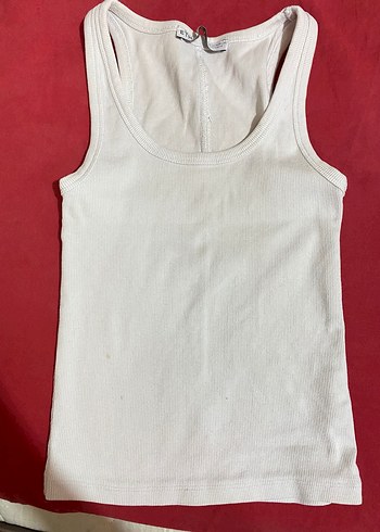 Beyaz Askısız Pamuk Crop Top - Görsel 3