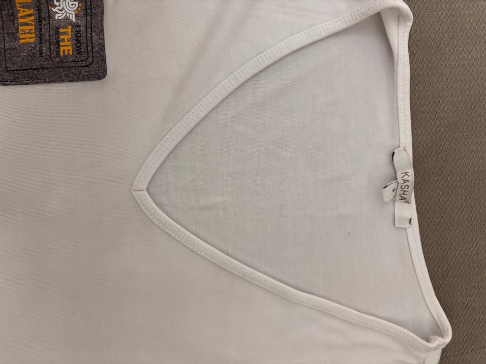 Erkek Baskılı Beyaz Rahat Atlet - Görsel 2