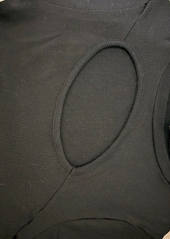 Siyah Kısa Kollu Hamile Tişörtü - Görsel 2