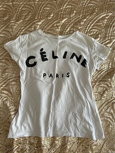 Céline Paris beyaz tişört