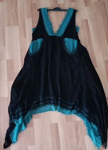 40 Beden etnik, otantik, bohem yazlık kısa elbise