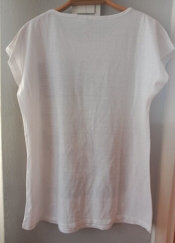 38 Beden beyaz tişört/badi