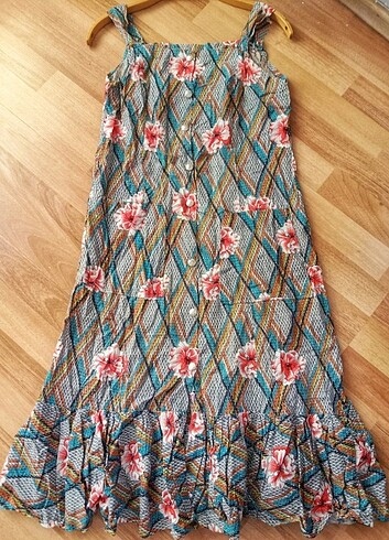 American Vintage 1974 GERÇEK VİNTAGE yazlık elbise 