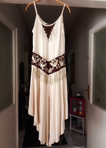 40 Beden TASARIM Hint işi etnik, otantik elbise 