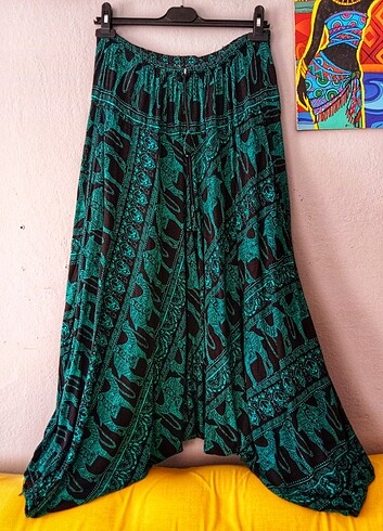 American Vintage etnik, otantik, Hint işi bohem ŞALVAR