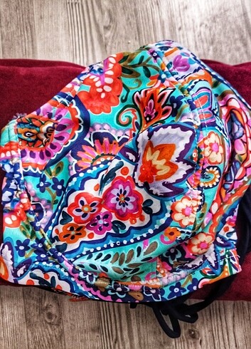 42 Beden yüksek bel, etnik,otantik bikini takımı