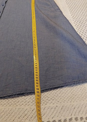 lcwaikiki Uzun Kollu kot Tunik - Görsel 8