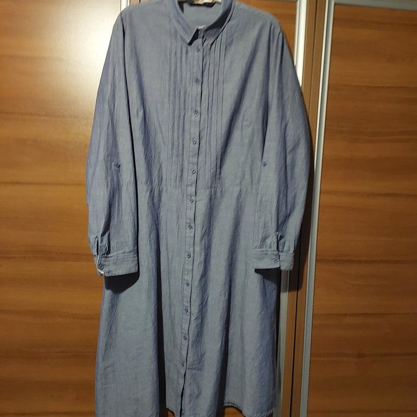 lcwaikiki Uzun Kollu kot Tunik - Görsel 2