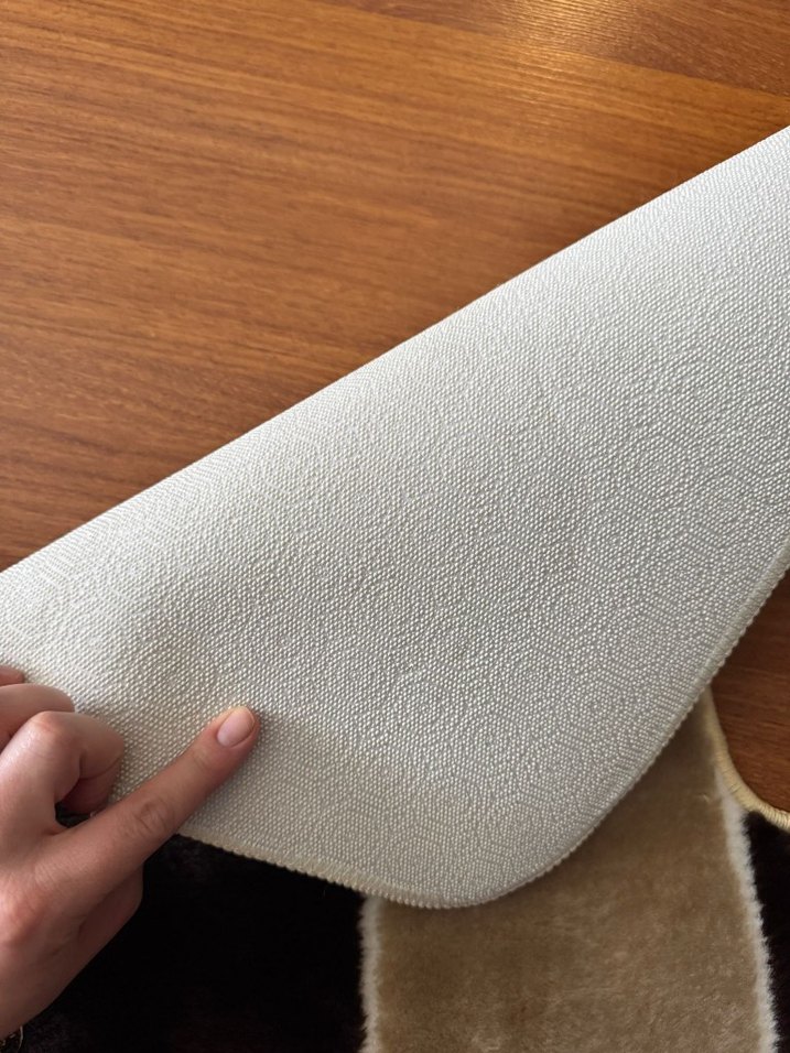 Kahverengi Kareli Banyo Paspası Seti - Görsel 5