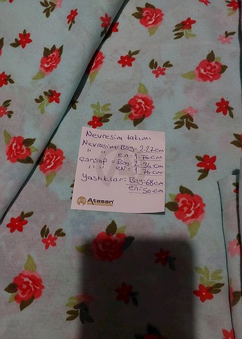 Çiçek Desenli Çok Renkli Nevresim ve Çarşaf Takımı - Görsel 12