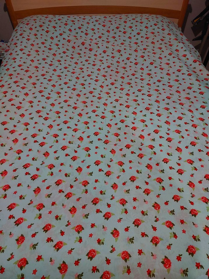 Çiçek Desenli Çok Renkli Nevresim ve Çarşaf Takımı - Görsel 2