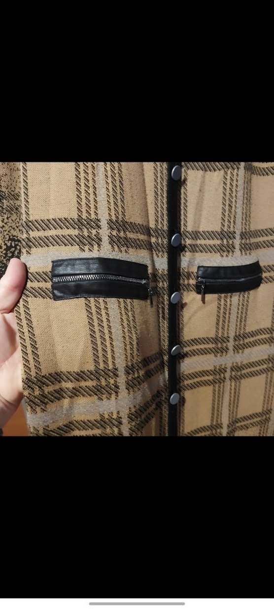 uzun düğmeli hırka - Görsel 3