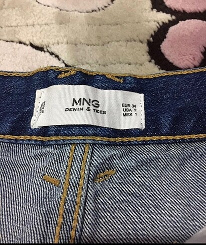 34 Beden yeşil Renk mango jean pantolon