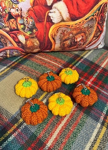 anahtarlık bal kabağı adet 50 tl  - Görsel 2