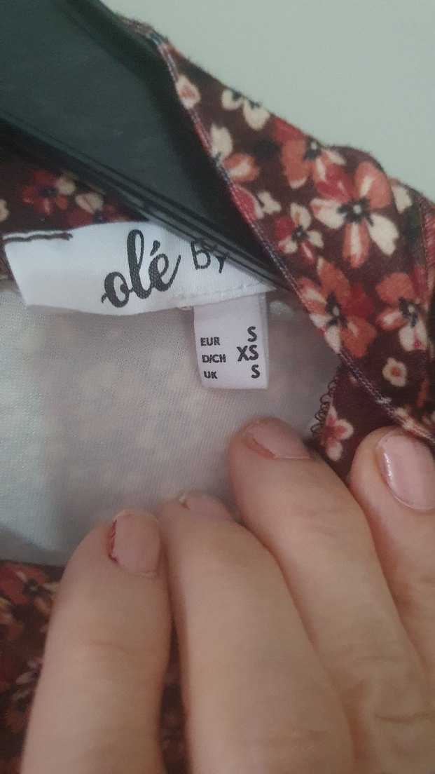 kahverengi çiçekli mevsimlik elbise - Görsel 5