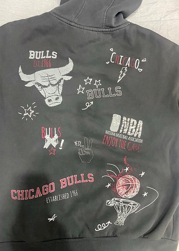 Gri Nba Sweatshirt Defacto - Görsel 2