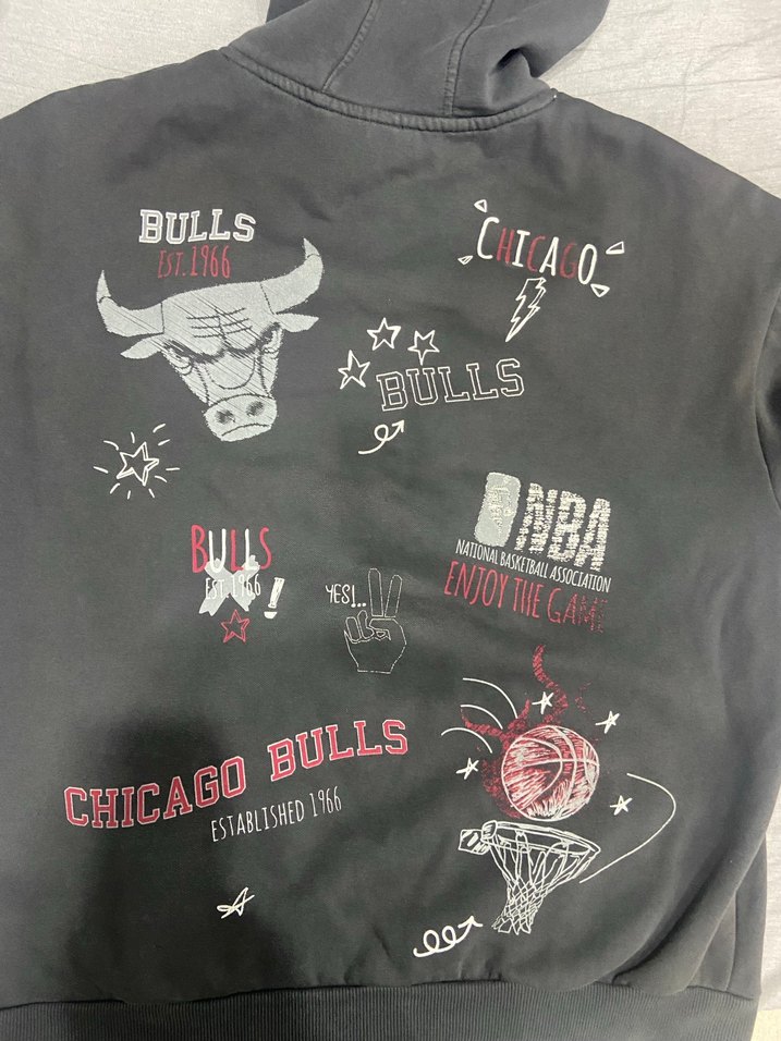 Gri Nba Sweatshirt Defacto - Görsel 2