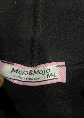 Siyah Kapüşonlu Fermuarlı Sweatshirt - Görsel 3