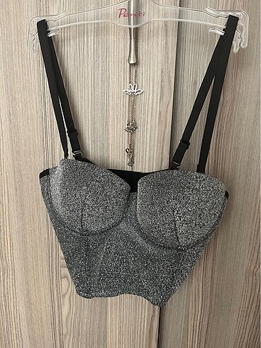 Penti Parıltılı Bustiyer Bralet