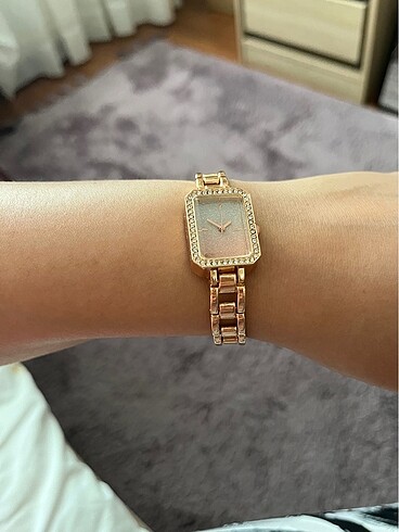 Beden altın Renk Quartz Gülaltın Rengi Kadın Saat