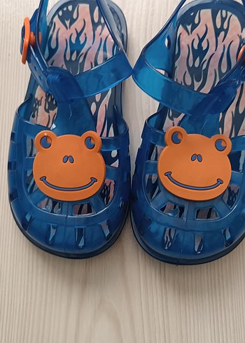 Mavi Bağcıklı Erkek Çocuk Terliği