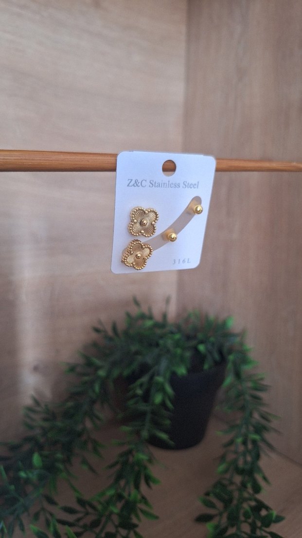 Çelik #küpe set - Görsel 2