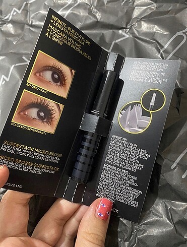 Mac stack maskara deneme boy