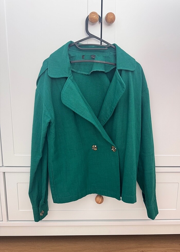 Yeşil blazer - Görsel 2