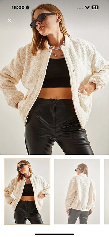 Teddy ceket - Görsel 4