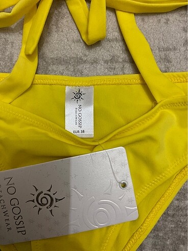 m Beden sarı Renk Bikini altı