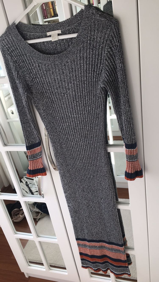 H&M şık triko elbise