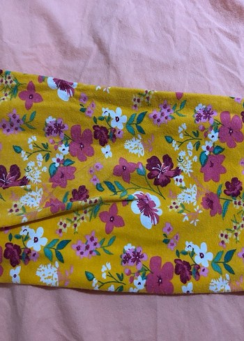 Sarı Çiçekli Kız Taytı - Görsel 2