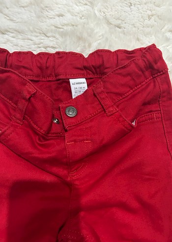 Kırmızı Erkek ÇocukPantolon - Görsel 2