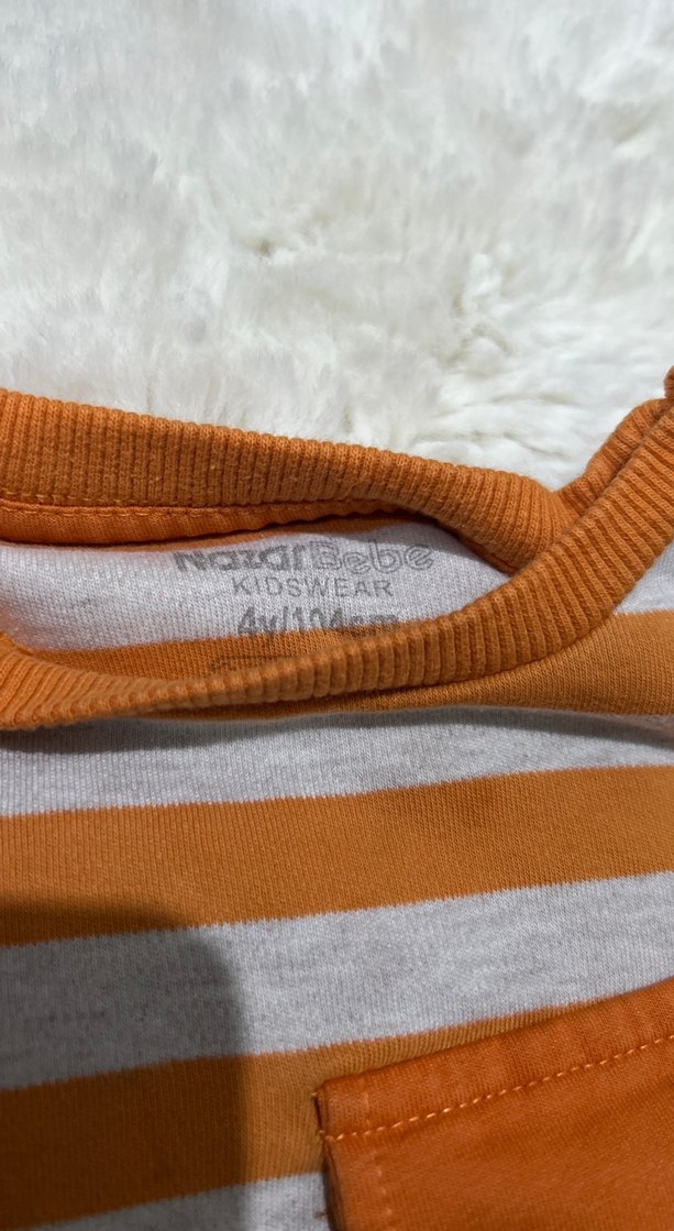 Erkek Çocuk Uzun Kollu Çizgili Sweatshirt - Görsel 3