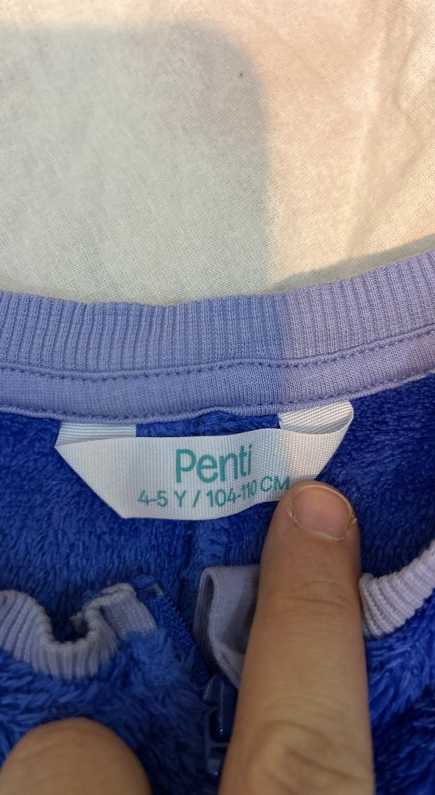 Erkek Çocuk Mavi Fermuarlı Pijama - Görsel 3