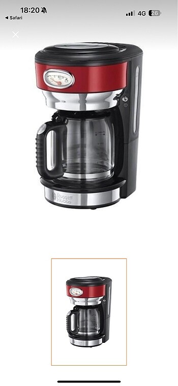 Russell Hobbs kahve makinesi