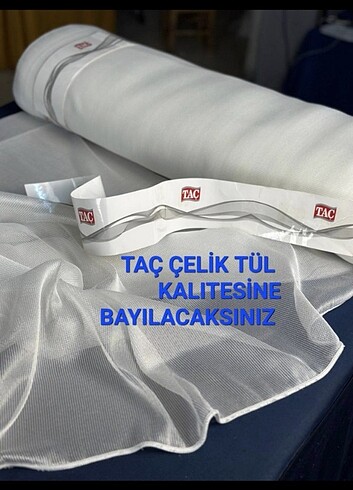 Beden TAÇ ÇELİK TÜL METRESİ 95 TL