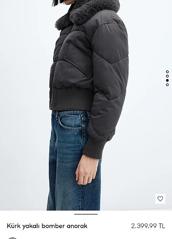 m Beden gri Renk Mango bomber ceket